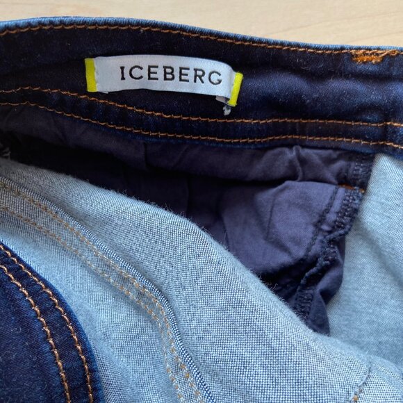 Rare Iceberg Disney Alice Embroidered Skinny Jeans Collectible Designer Denim 27 - Picture 7 of 16